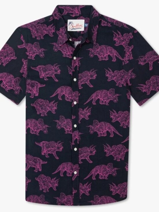 chubbies Other - NWTs Chubbies Performance Polo : Pink Triceratops (XL)
